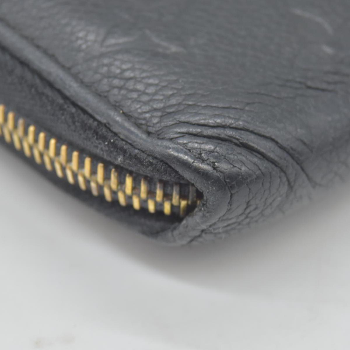 $1170 Louis Vuitton Monogram Empreinte Leather Zippy Long Wallet TN0155