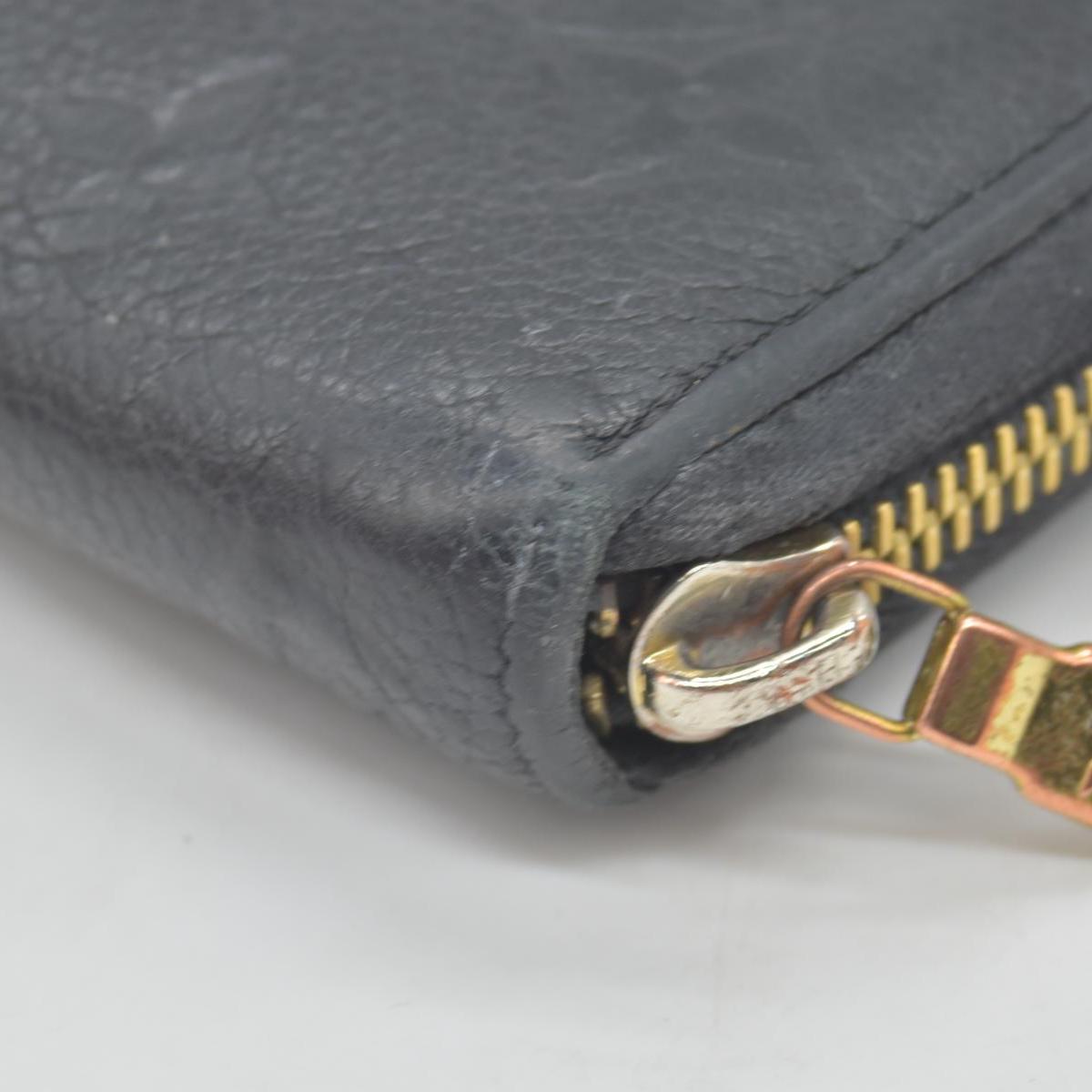 $1170 Louis Vuitton Monogram Empreinte Leather Zippy Long Wallet TN0155