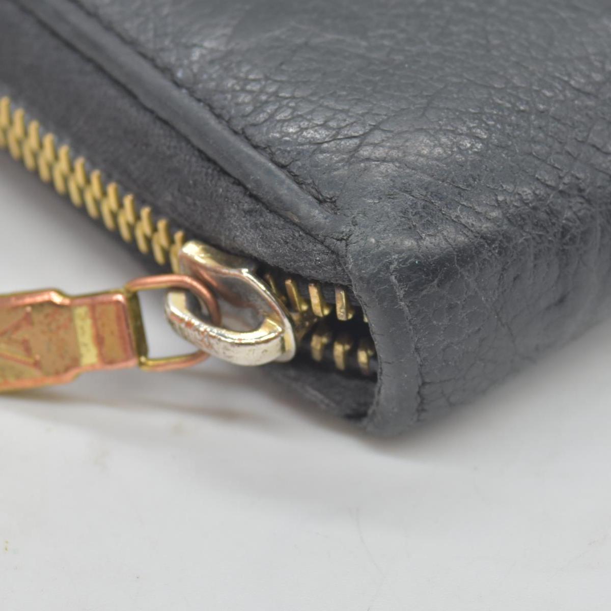 $1170 Louis Vuitton Monogram Empreinte Leather Zippy Long Wallet TN0155