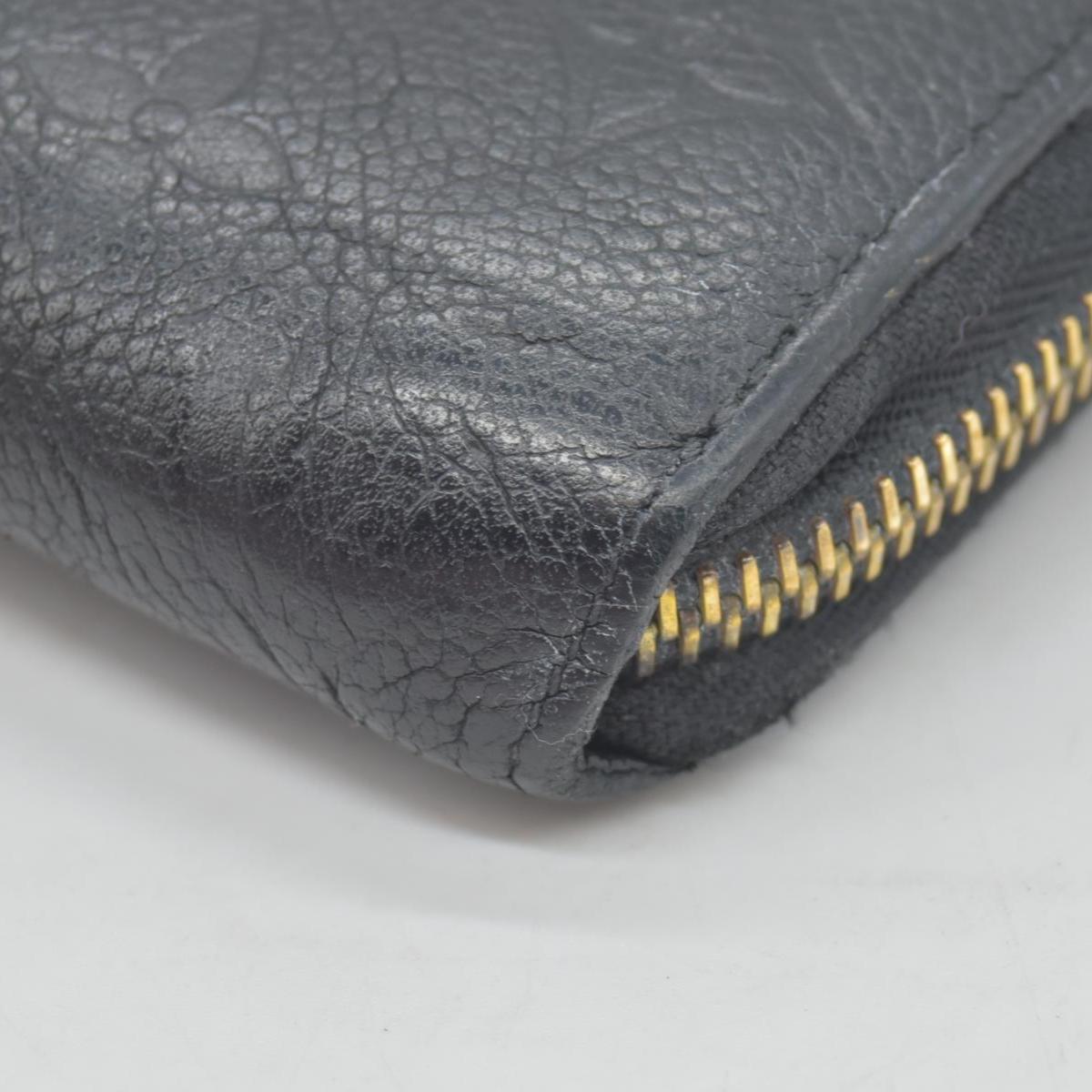 $1170 Louis Vuitton Monogram Empreinte Leather Zippy Long Wallet TN0155
