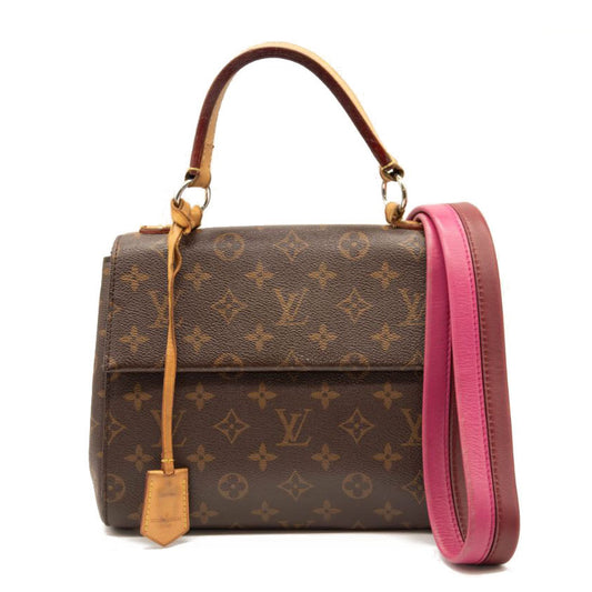 Louis Vuitton Monogram Cluny BB Bordeaux Fuchsia
