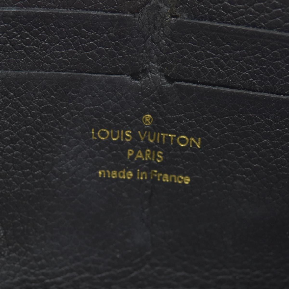 $1170 Louis Vuitton Monogram Empreinte Leather Zippy Long Wallet TN0155