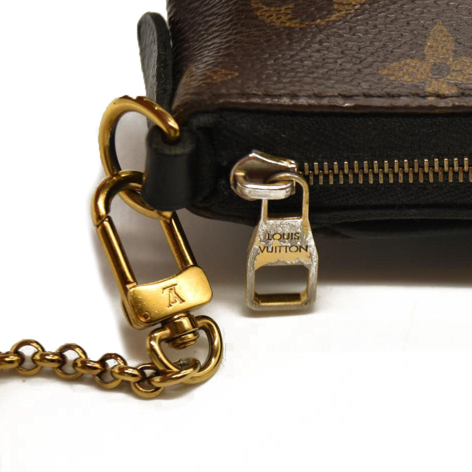 Louis Vuitton  Monogram Pallas Clutch Black