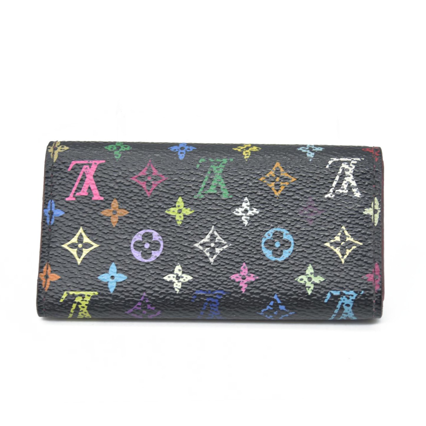 $445 Louis Vuitton Monogram Multicolor Multicles 4 Ring Key Case CT5101