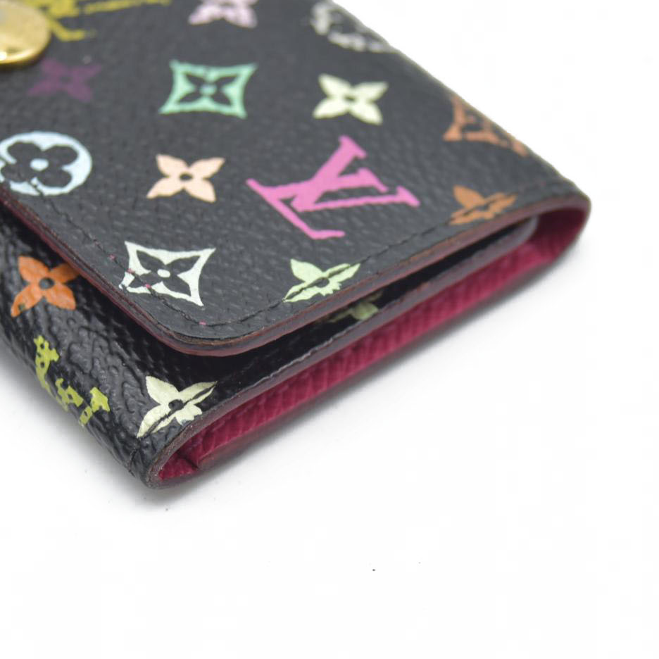 $445 Louis Vuitton Monogram Multicolor Multicles 4 Ring Key Case CT5101