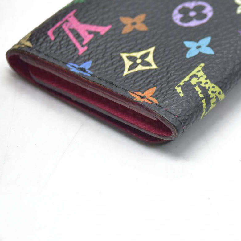 $445 Louis Vuitton Monogram Multicolor Multicles 4 Ring Key Case CT5101