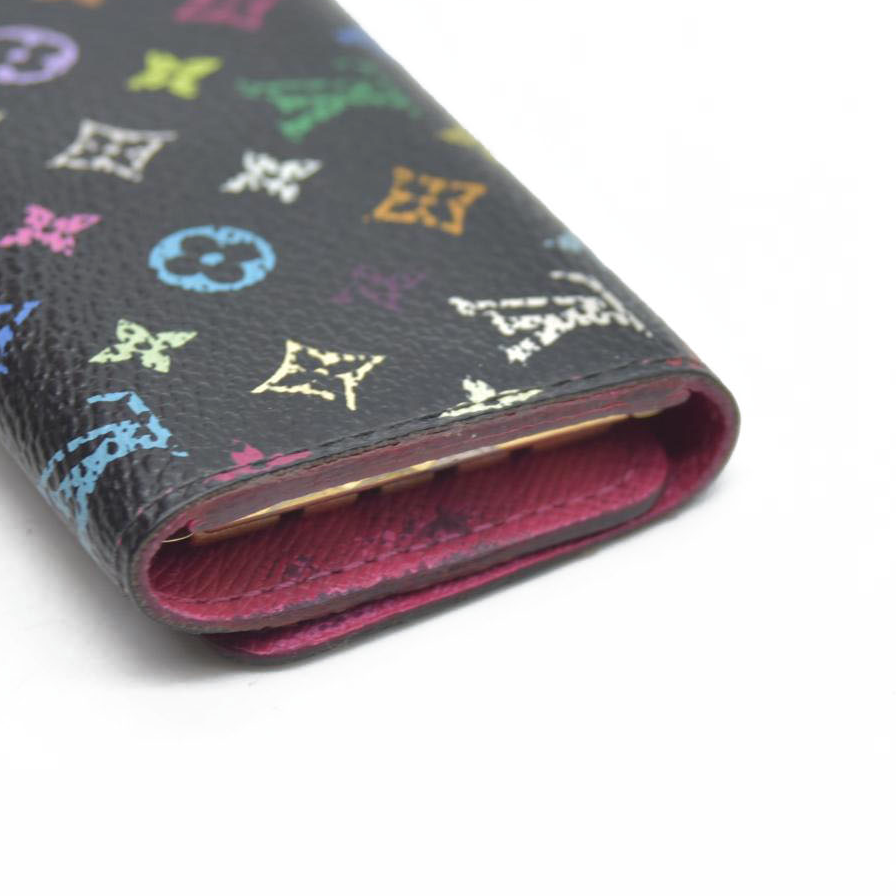 $445 Louis Vuitton Monogram Multicolor Multicles 4 Ring Key Case CT5101