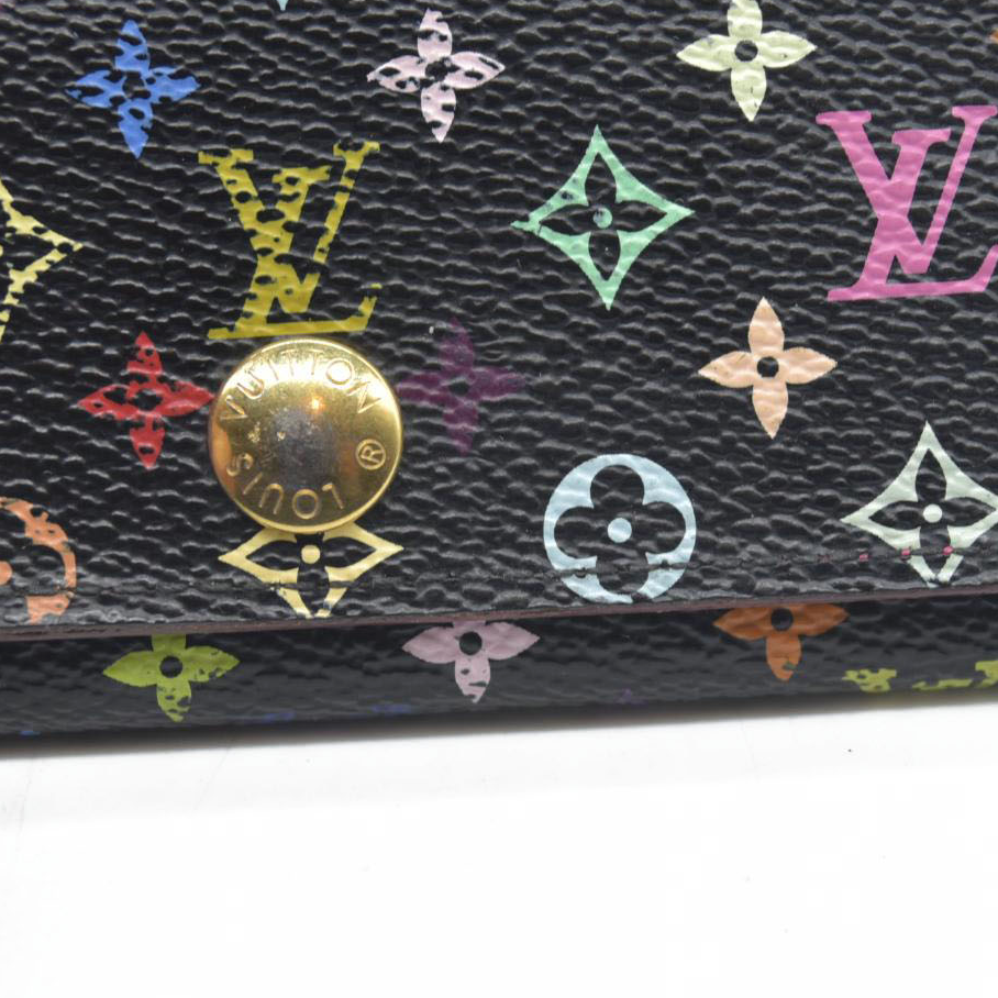$445 Louis Vuitton Monogram Multicolor Multicles 4 Ring Key Case CT5101