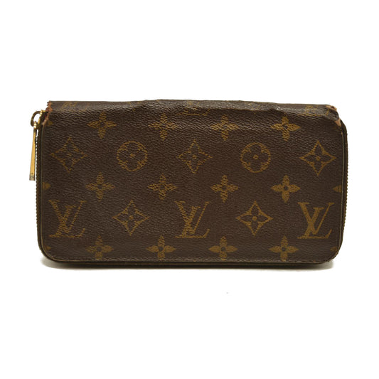 LOUIS VUITTON Monogram Zippy Wallet Coquelicot  CA2127