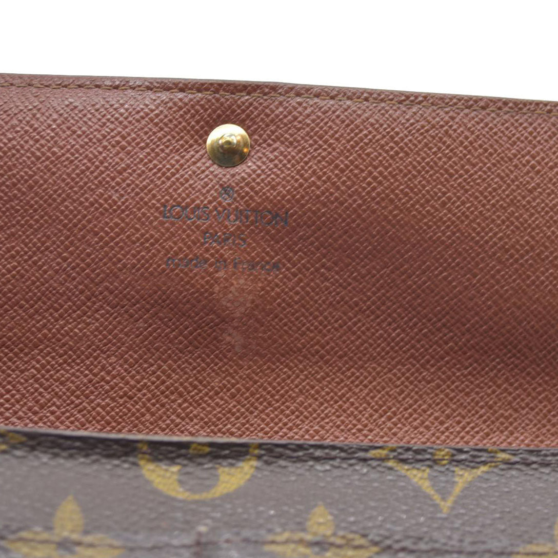 AUCTION $720 Louis Vuitton  Monogram Sarah Wallet
