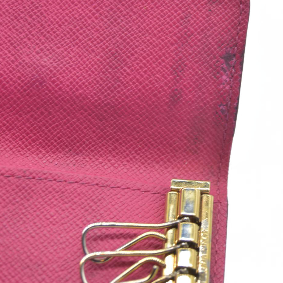 $445 Louis Vuitton Monogram Multicolor Multicles 4 Ring Key Case CT5101