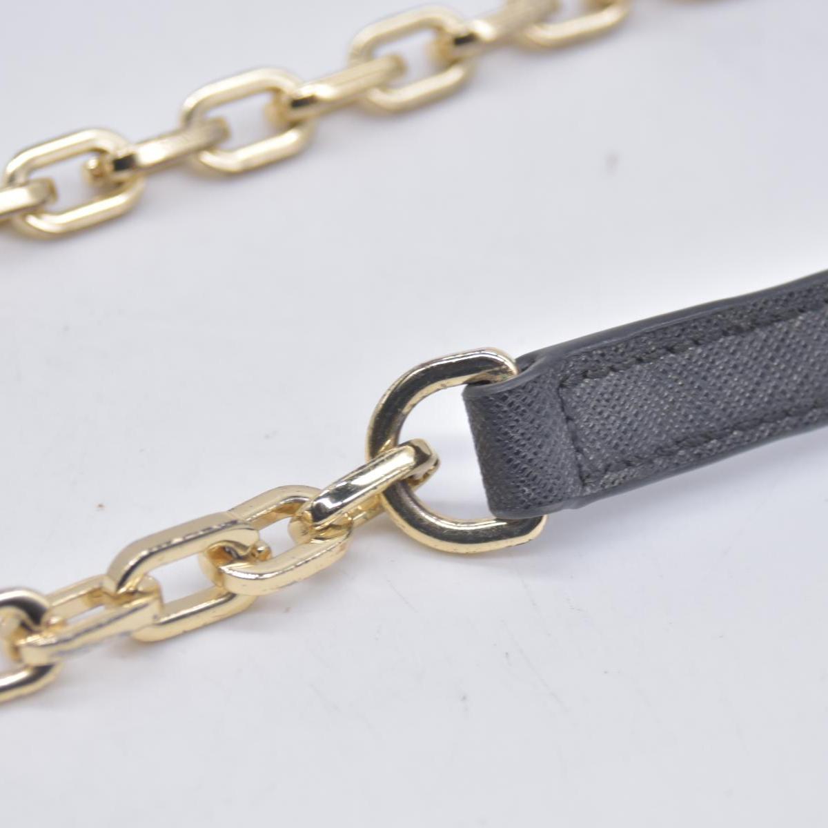 Tory Burch Robinson Chain Wallet Crossbody Black CONSIGNMENT