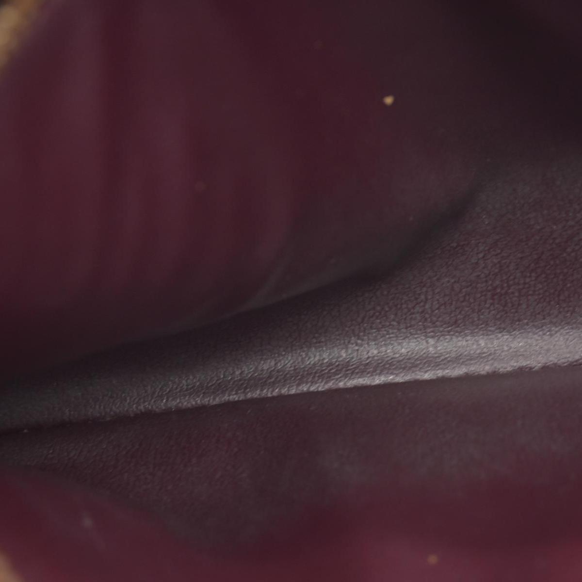 $840 Louis Vuitton Vintage Monogram Vernis Sarah Wallet Burgundy