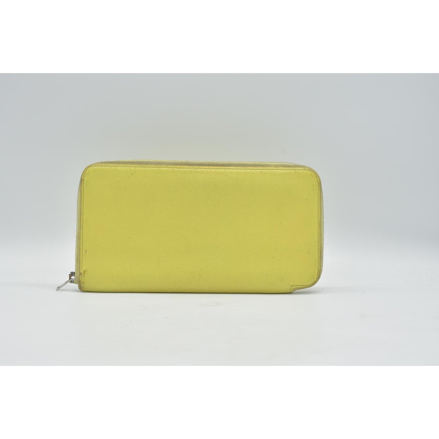 HERMES Silk-In Azap Long Zip Around Wallet Yellow Epsom