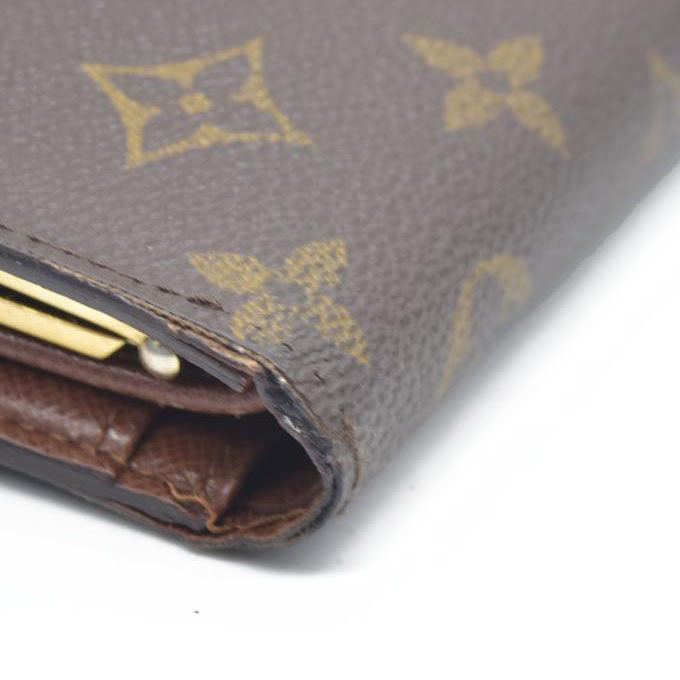 AUCTION $750  Louis Vuitton  Monogram French Purse Wallet CA0042
