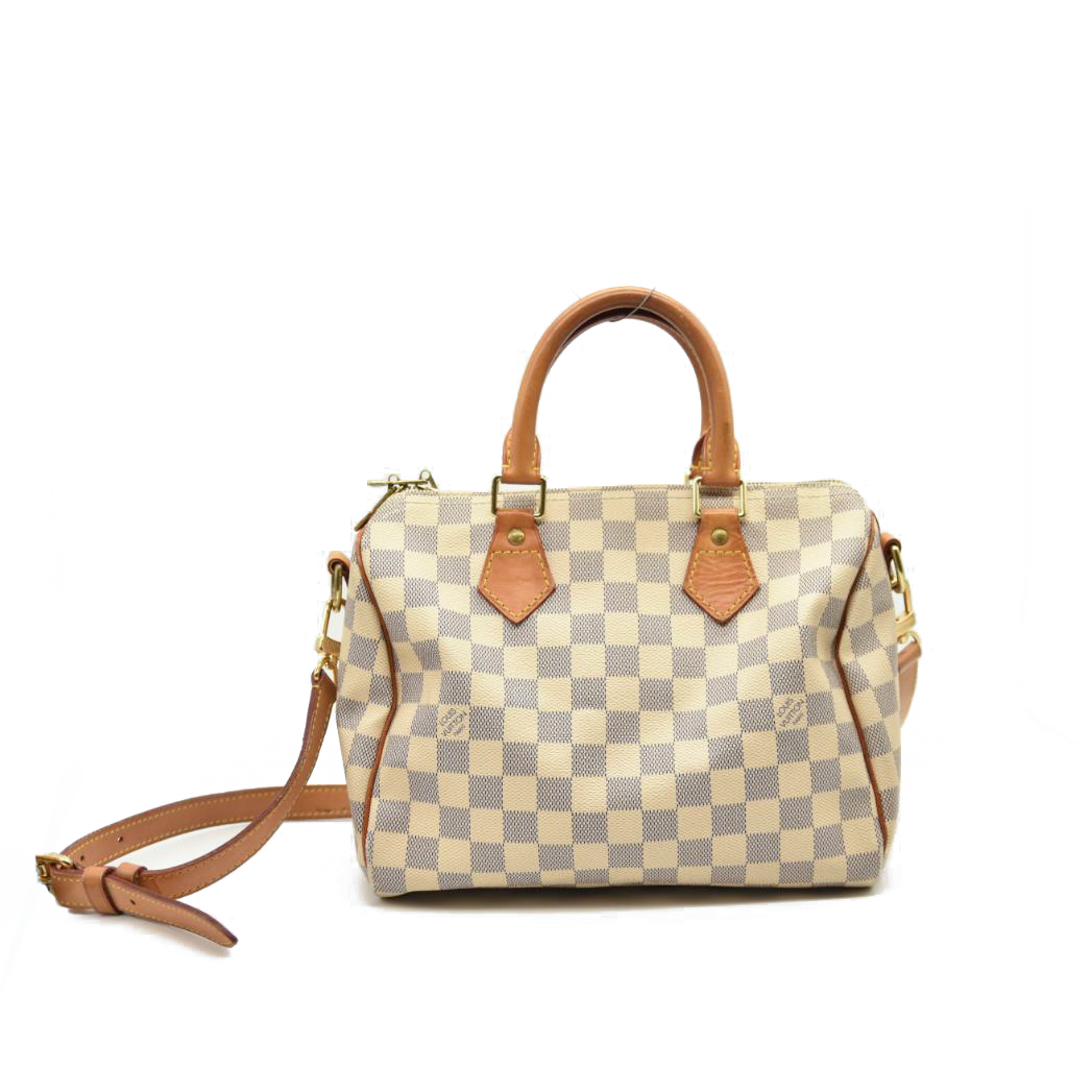 LOUIS VUITTON Damier Azur Speedy Bandouliere 25 DU1194