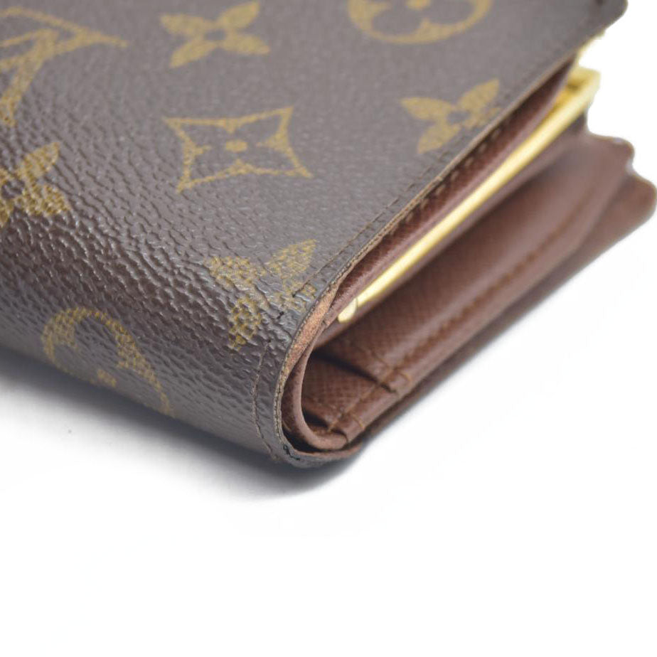 AUCTION $750  Louis Vuitton  Monogram French Purse Wallet CA0042