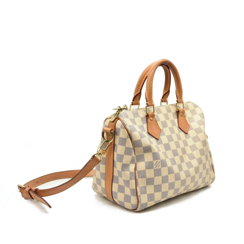 LOUIS VUITTON Damier Azur Speedy Bandouliere 25 DU1194
