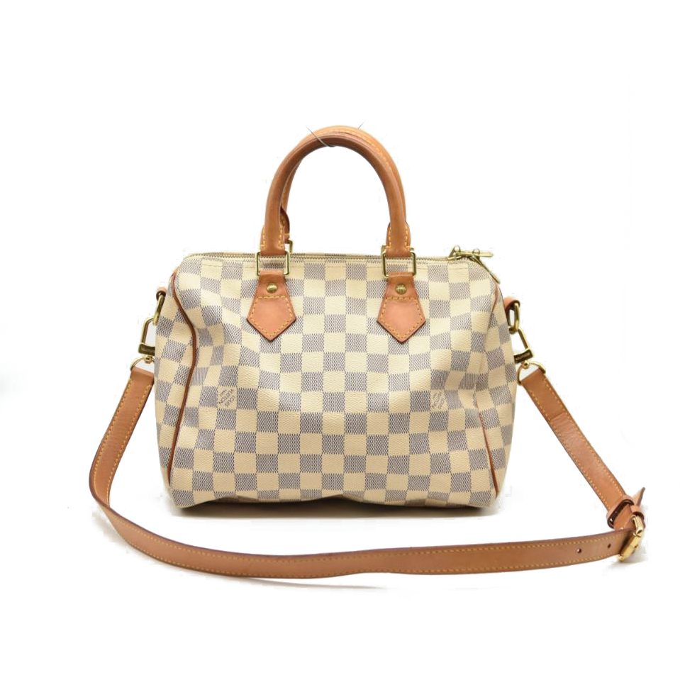 LOUIS VUITTON Damier Azur Speedy Bandouliere 25 DU1194