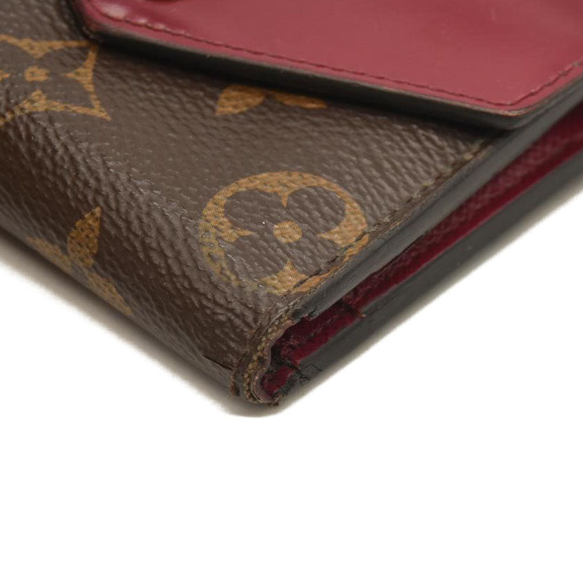 Louis Vuitton  Monogram Zoe Wallet Fuchsia MI2189