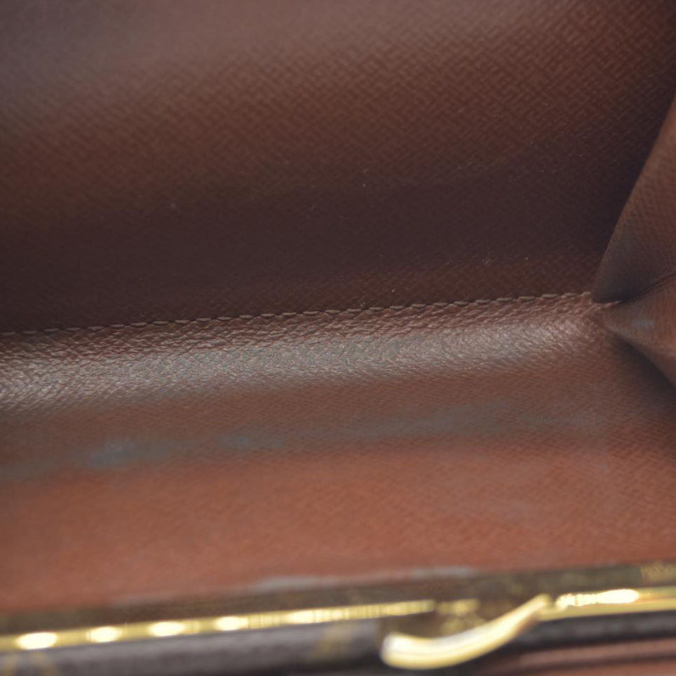 AUCTION $750  Louis Vuitton  Monogram French Purse Wallet CA0042