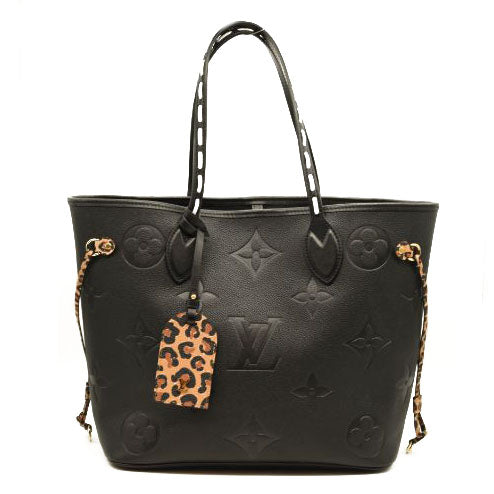 LOUIS VUITTON Empreinte Monogram Giant Wild at Heart Neverfull MM Black