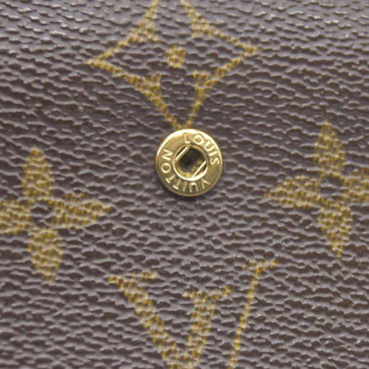 AUCTION $750  Louis Vuitton  Monogram French Purse Wallet CA0042