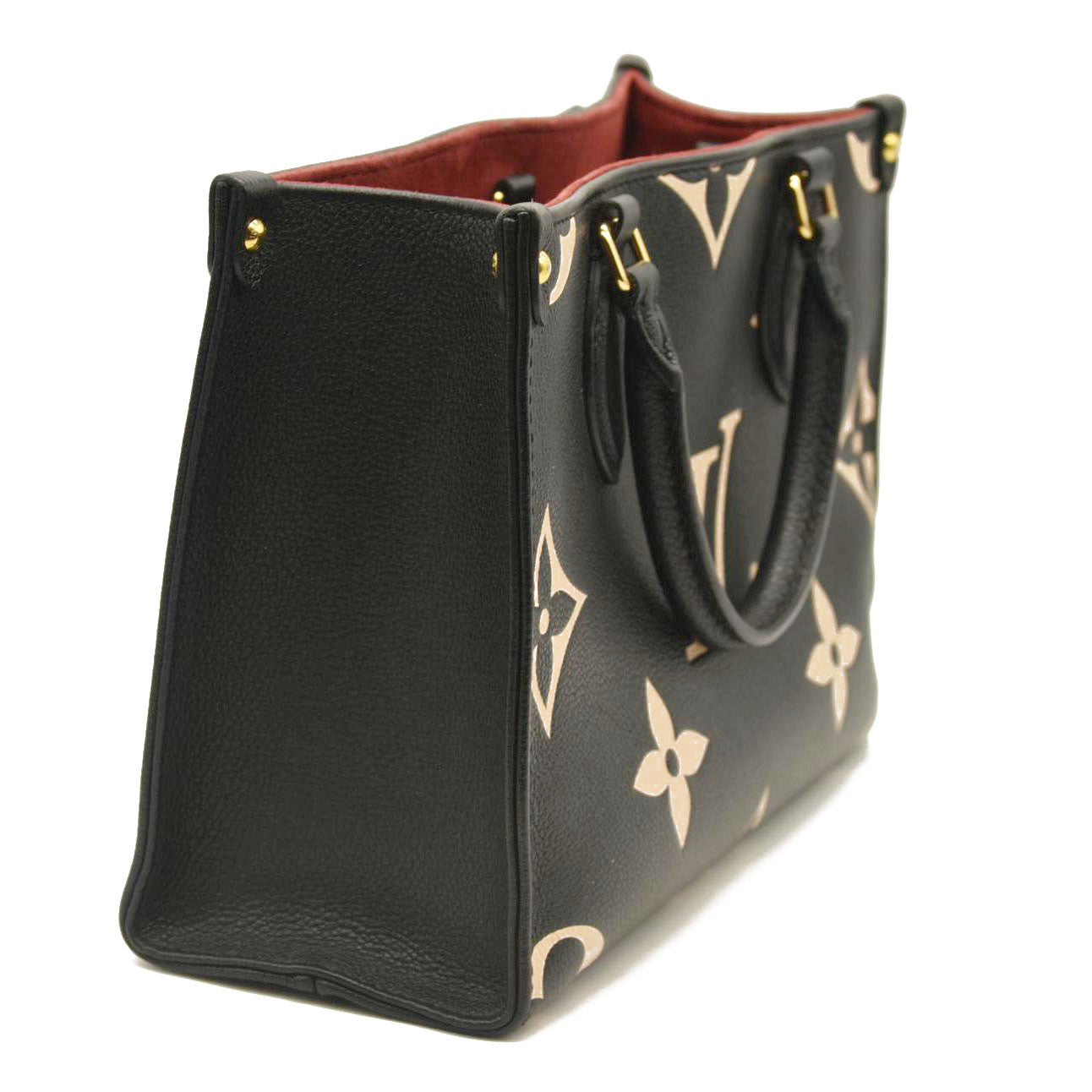 Louis Vuitton  Empreinte Monogram Giant Onthego PM Black Beige