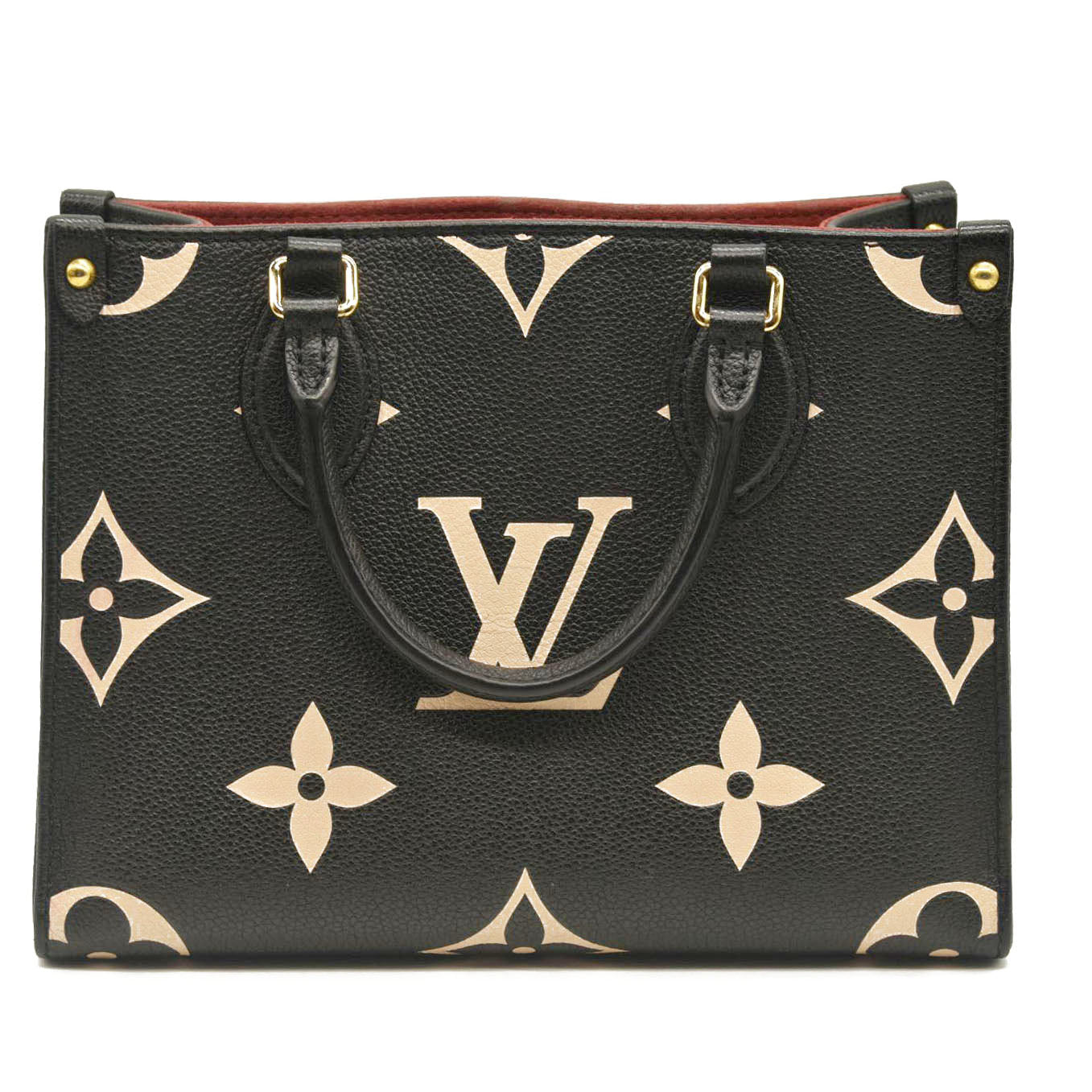Louis Vuitton  Empreinte Monogram Giant Onthego PM Black Beige