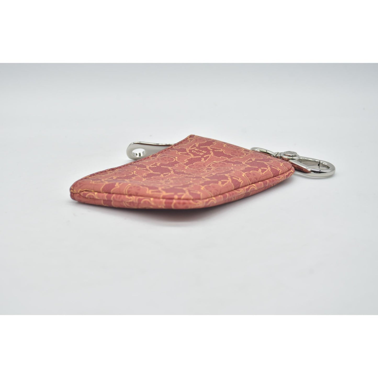 Celine Vintage Le Horse Carriage Key Chain Wallet CONSIGNMENT