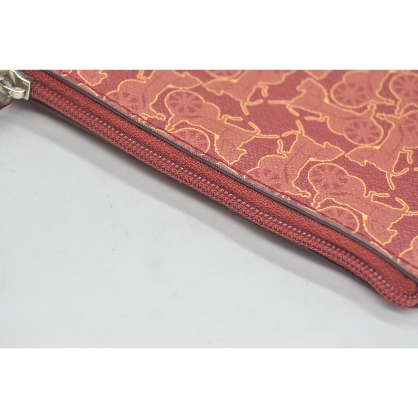 Celine Vintage Le Horse Carriage Key Chain Wallet CONSIGNMENT
