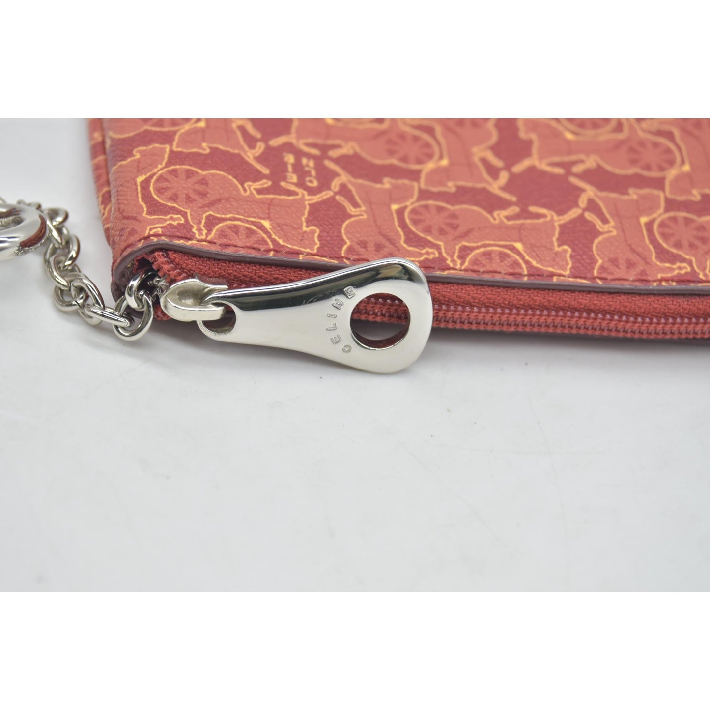 Celine Vintage Le Horse Carriage Key Chain Wallet CONSIGNMENT