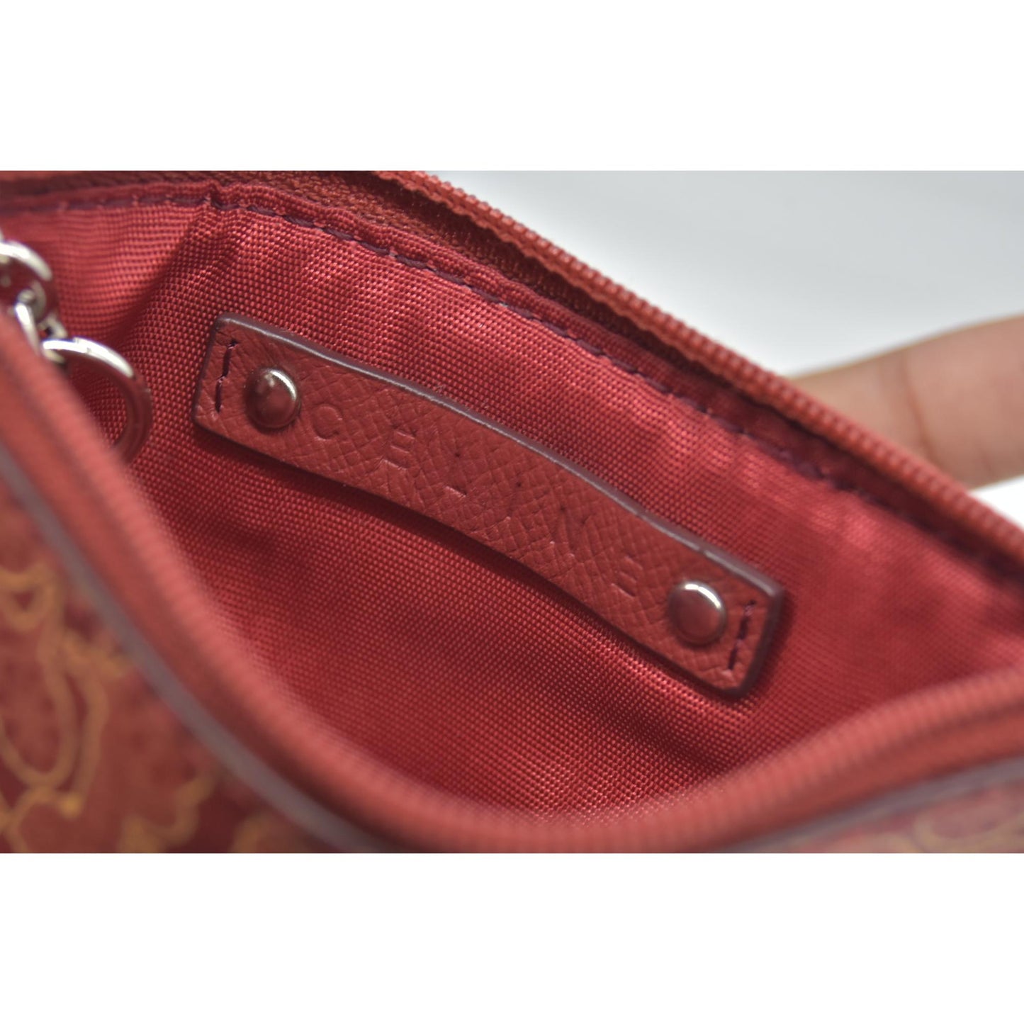 Celine Vintage Le Horse Carriage Key Chain Wallet CONSIGNMENT
