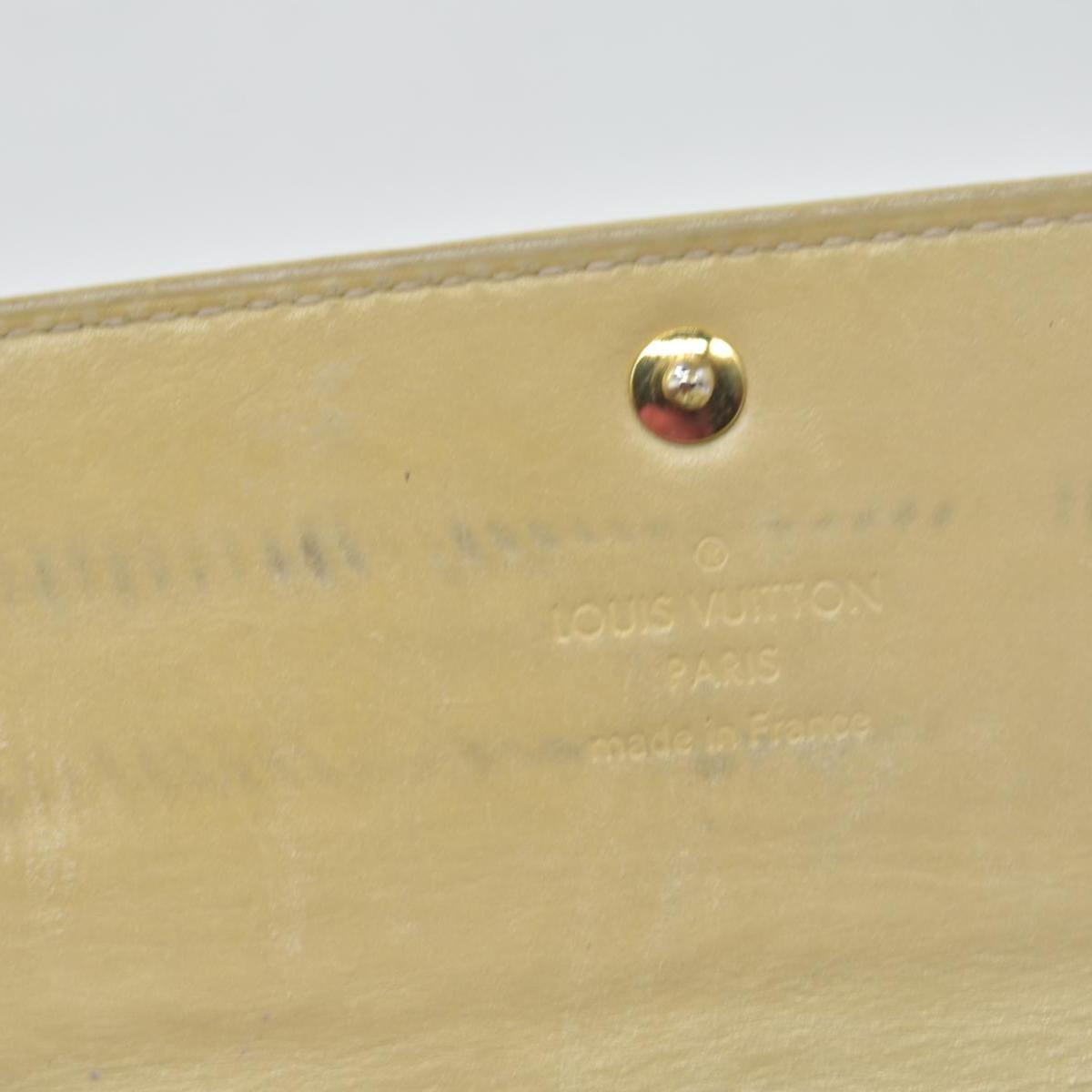 $840 Louis Vuitton Monogram Vernis Porte Feuille Sarah Long Bifold Wallet