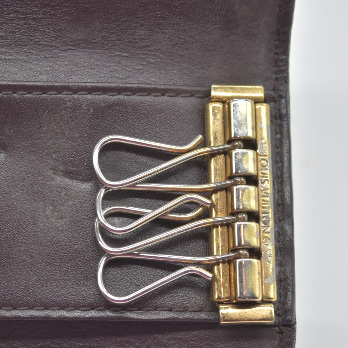 Louis Vuitton Monogram Vernis Leather Multicles 4 Ring Key Case
