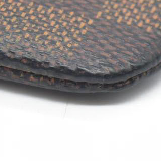 Louis Vuitton Damier Pochette Cles Wallet Coin Purse Brown TA0136