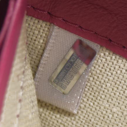 $825 Jimmy Choo Filipa Star-Studded Zip-Around Leather Wallet Pink