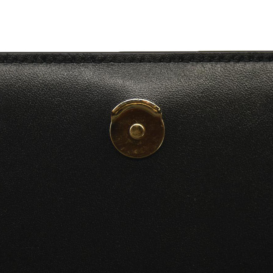 SAINT LAURENT  Grain De Poudre Medium Classic Monogram Kate Satchel Black