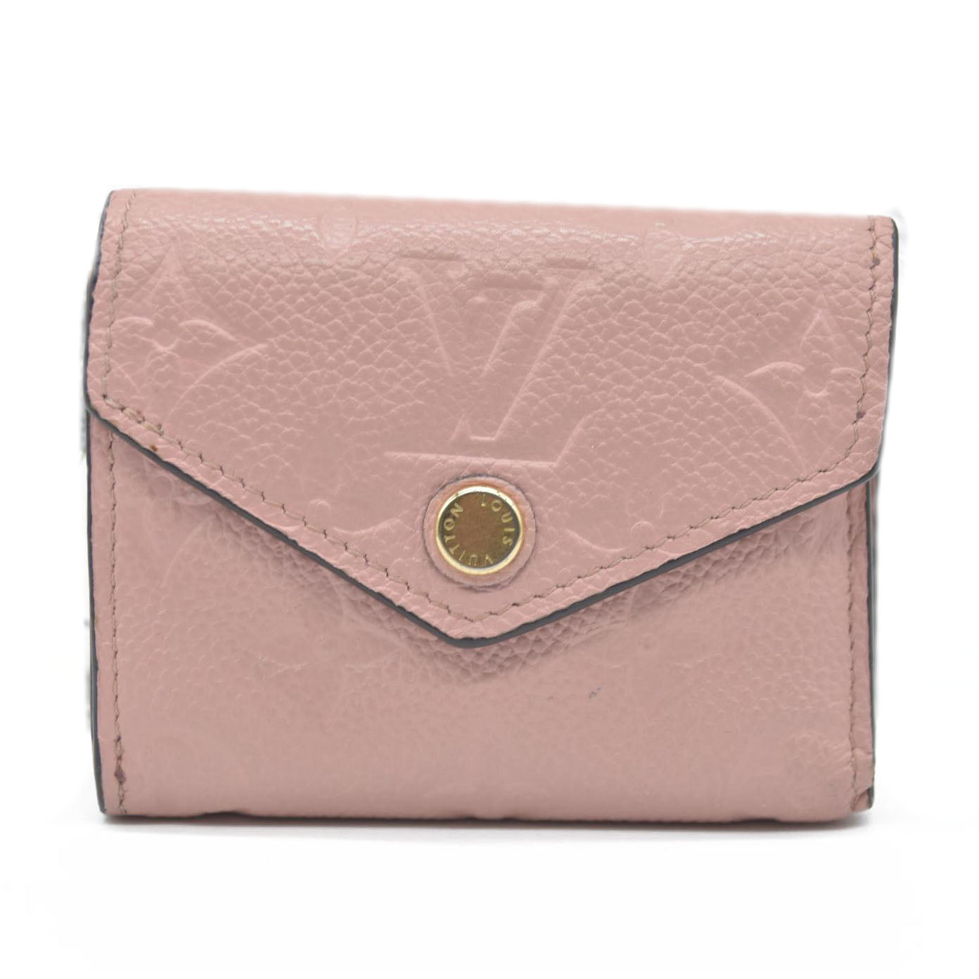 AUCTION $770 Louis Vuitton  Empreinte Zoe Wallet Rose Poudre