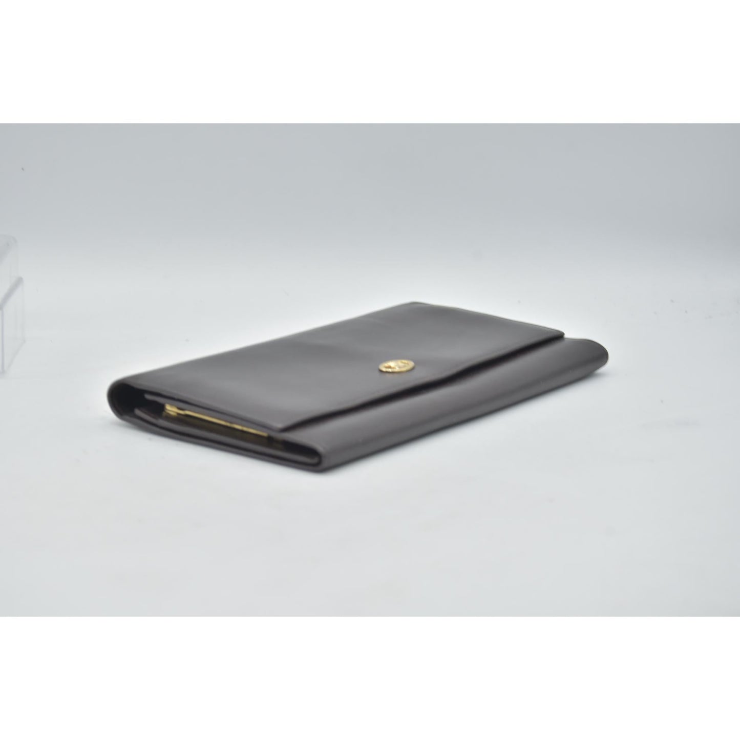 Celine Bifold Kiss Lock Wallet Brown CONSIGNMENT