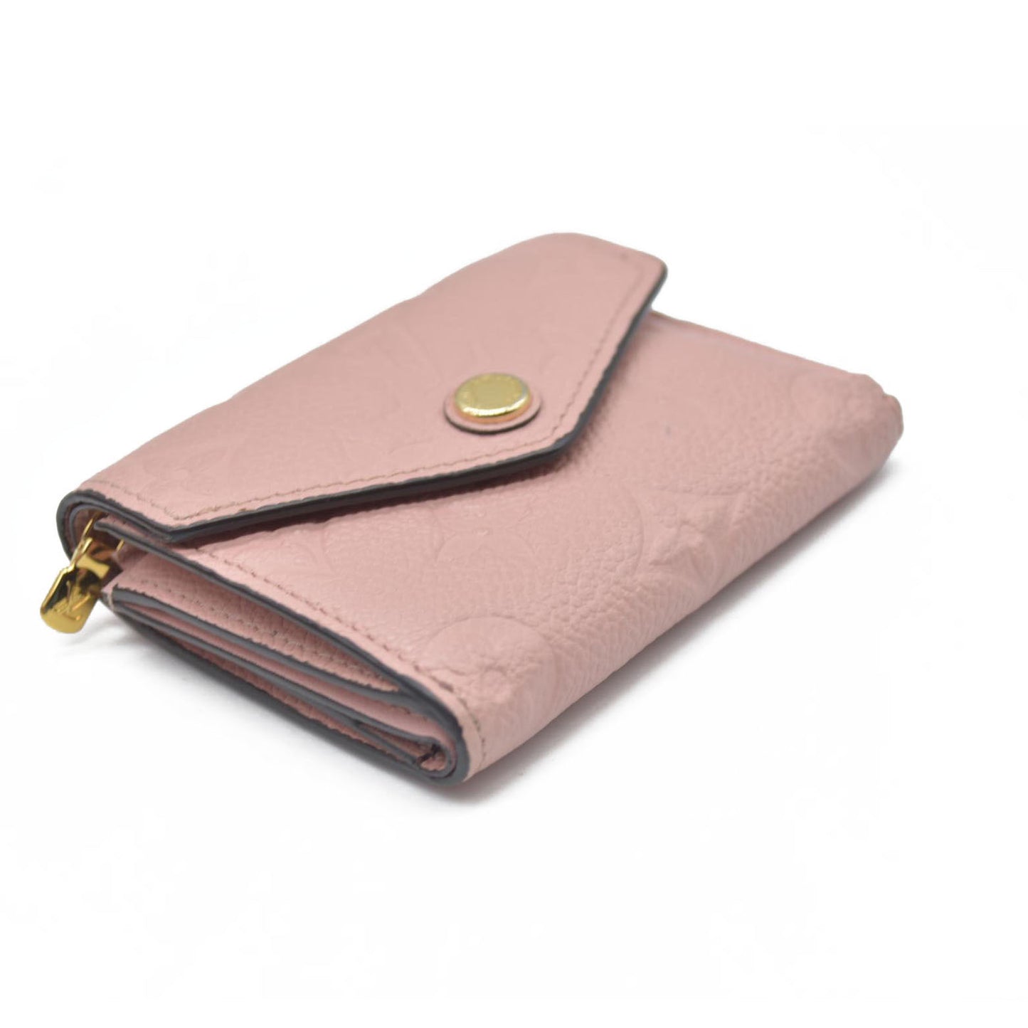 AUCTION $770 Louis Vuitton  Empreinte Zoe Wallet Rose Poudre