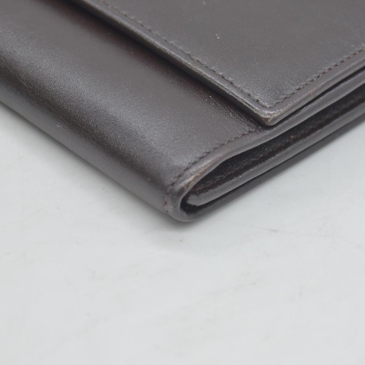 Celine Bifold Kiss Lock Wallet Brown CONSIGNMENT