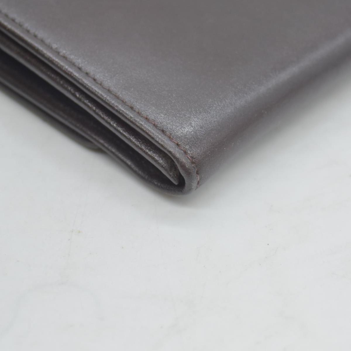 Celine Bifold Kiss Lock Wallet Brown CONSIGNMENT
