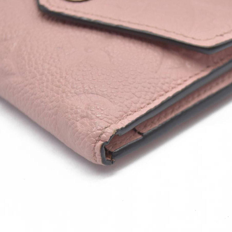 AUCTION $770 Louis Vuitton  Empreinte Zoe Wallet Rose Poudre