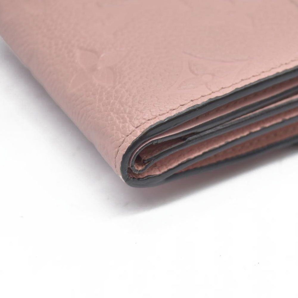 AUCTION $770 Louis Vuitton  Empreinte Zoe Wallet Rose Poudre