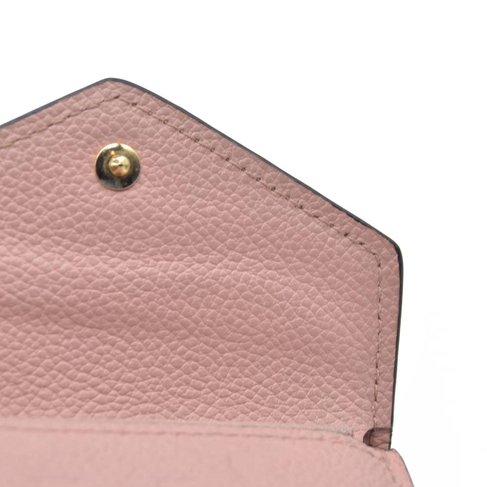 AUCTION $770 Louis Vuitton  Empreinte Zoe Wallet Rose Poudre