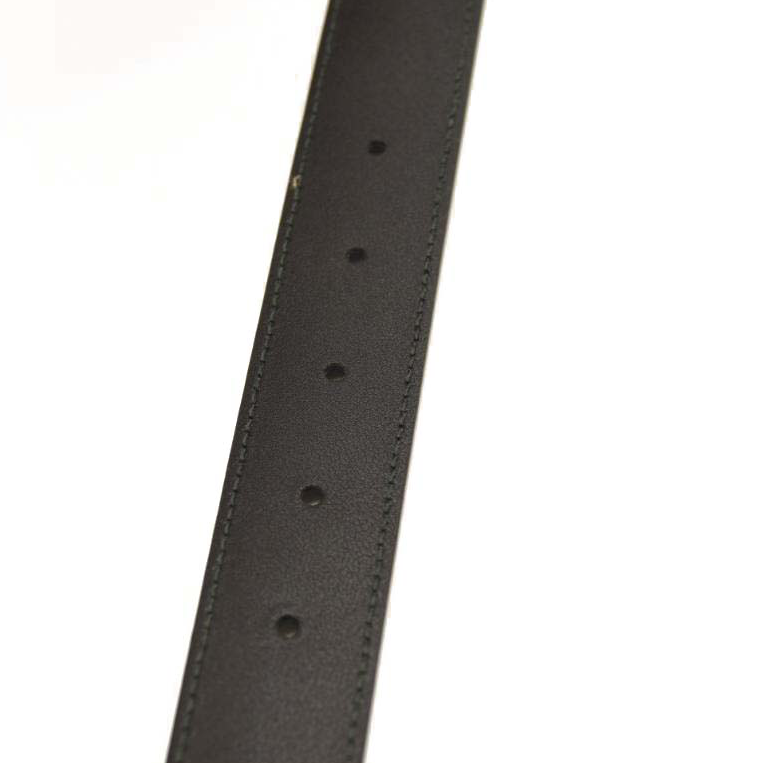 USED GUCCI Calfskin Double G 20mm Belt 100 40 Black