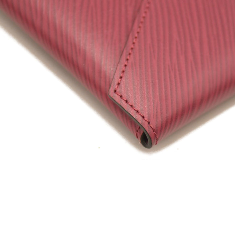 AUCTION $1050 Louis Vuitton  Epi Medium Kirigami Pochette Insert Fuchsia