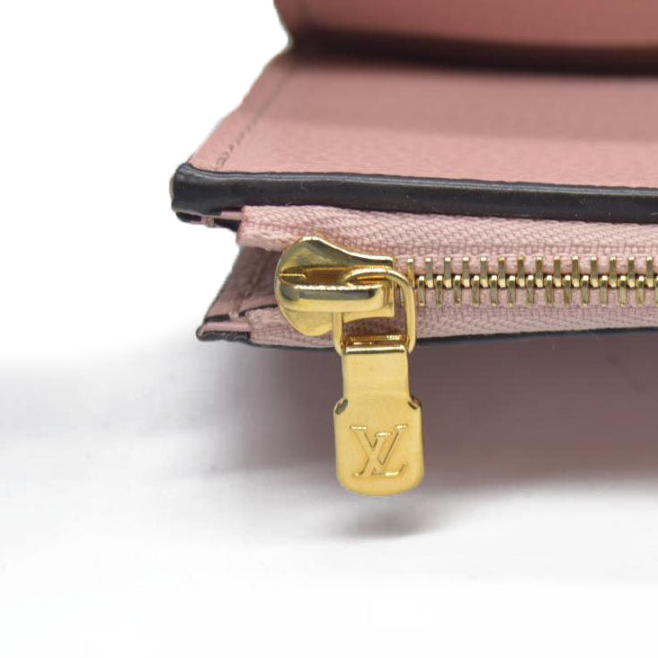 AUCTION $770 Louis Vuitton  Empreinte Zoe Wallet Rose Poudre