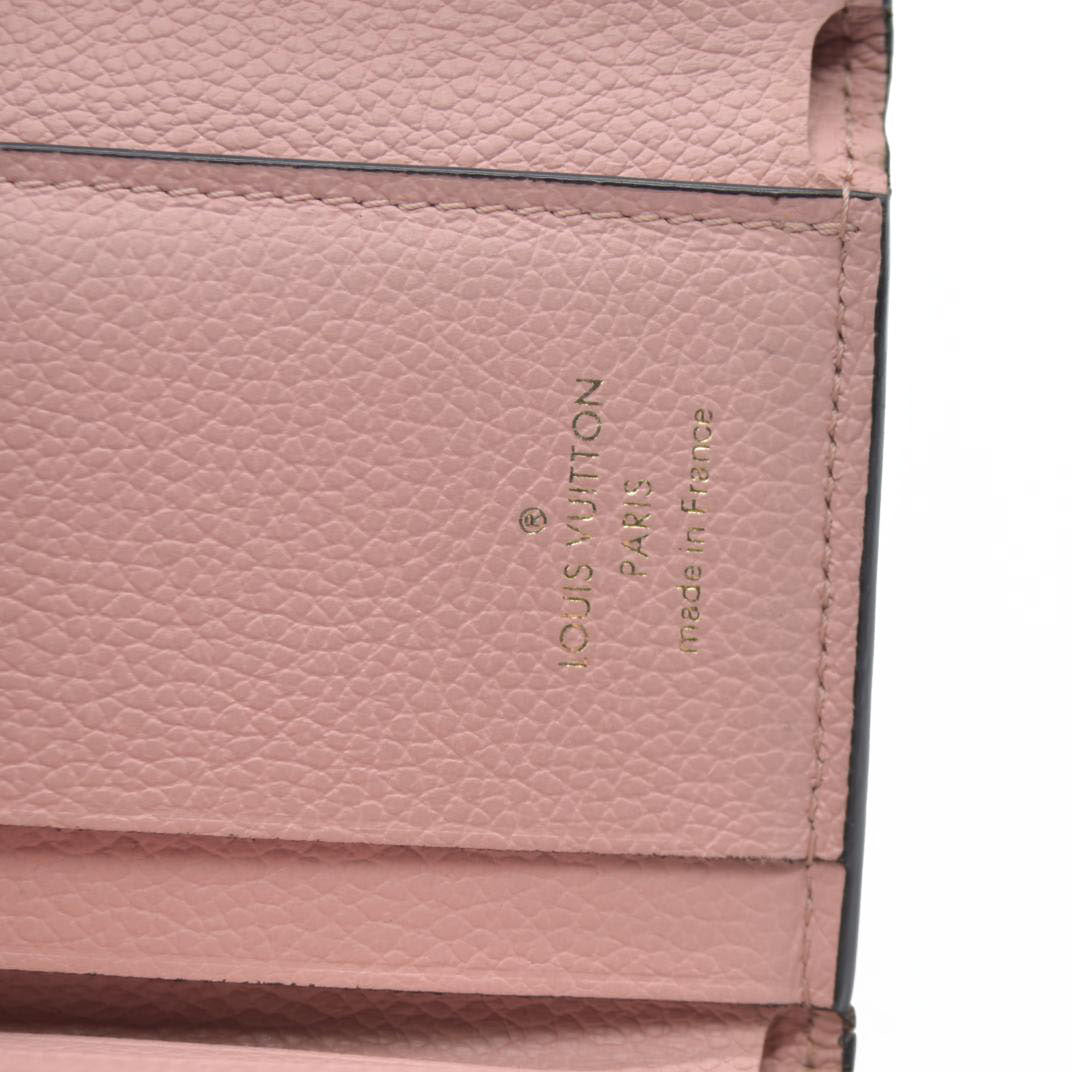 AUCTION $770 Louis Vuitton  Empreinte Zoe Wallet Rose Poudre